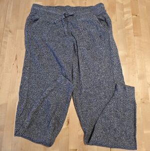 Tommy John Ribbed Charcoal Joggers Size Medium